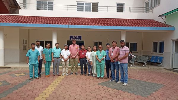 निरीक्षण तथा अवलोकन गर्नुहुदै एनएविपी नर्वेका डाइरेक्टर 